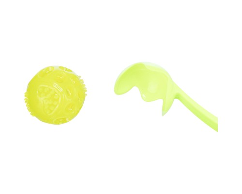 Іграшка для собак Trixie Катапульта з м'ячем що світиться 50 см (4011905336480)