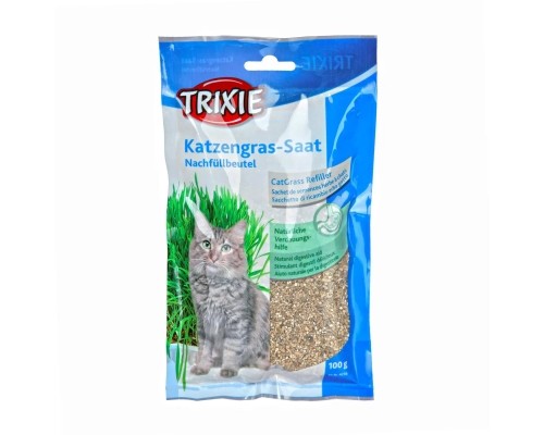 Ласощі для котів Trixie Насіння трави (ячмінь) 100 г (4011905042367)