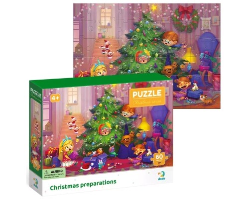 Пазл DoDo Приготування до Різдва, 60 елементів (300575)