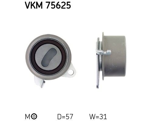 Ролик натягувача ременя SKF VKM 75625