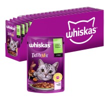 Вологий корм для кішок Whiskas TastyMix Ягня, Курка, Морква 85 г (4770608262433)