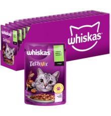 Вологий корм для кішок Whiskas TastyMix Ягня, Курка, Морква 85 г (4770608262433)