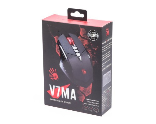Мишка A4Tech Bloody V7MA Black