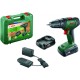 Шуруповерт Bosch UniversalDrill 18V, 2x1.5Ач, 40Нм, 440/1450 об/хв, ЗП, 1.2кг, кейс (0.603.9D4.002)