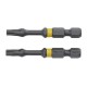 Набір біт DeWALT IMPACT TORSION, ударні, T20, L=50 мм, 2 шт + магнітний тримач (DT70537T)