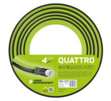 Шланг для поливу Cellfast QUATTRO, 3/4', 25м, 4 шари, до 20 Бар, -10…+50°C (10-075)