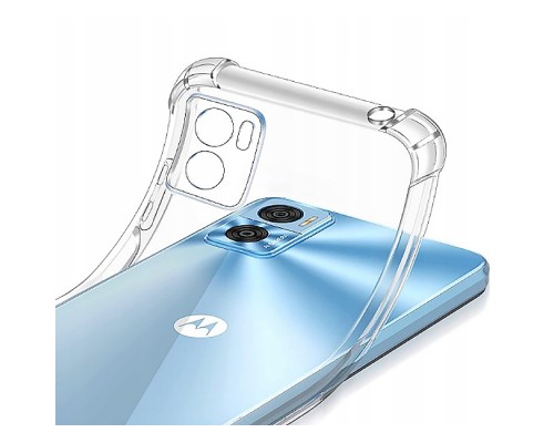 Чохол до мобільного телефона BeCover Anti-Shock Motorola Moto E22/E22i Clear (709321)