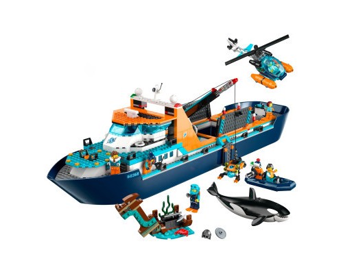 Конструктор LEGO City Арктичний дослідницький корабель 815 деталей (60368)