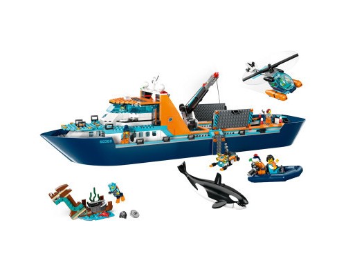 Конструктор LEGO City Арктичний дослідницький корабель 815 деталей (60368)
