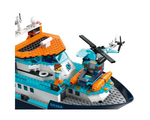 Конструктор LEGO City Арктичний дослідницький корабель 815 деталей (60368)