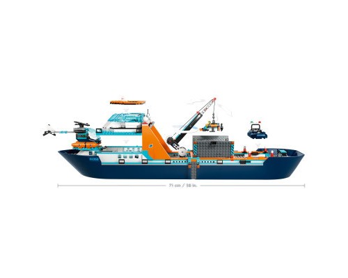Конструктор LEGO City Арктичний дослідницький корабель 815 деталей (60368)