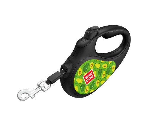 Повідок для собак WAUDOG R-leash Авокадо світловідбиваюча стрічка L 5 м (8126-0048-01)