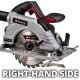 Дискова пила Einhell TE-CS 18/190 Li BL - Solo акум., PXC, 18В, диск 190х20 мм (без АКБ та ЗП) (4331210)