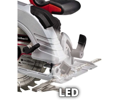Дискова пила Einhell TE-CS 18/190 Li BL - Solo акум., PXC, 18В, диск 190х20 мм (без АКБ та ЗП) (4331210)