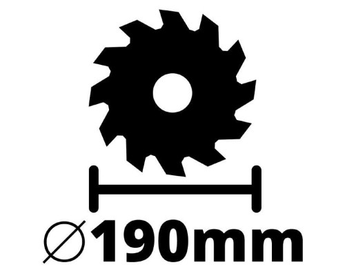 Дискова пила Einhell TE-CS 18/190 Li BL - Solo акум., PXC, 18В, диск 190х20 мм (без АКБ та ЗП) (4331210)