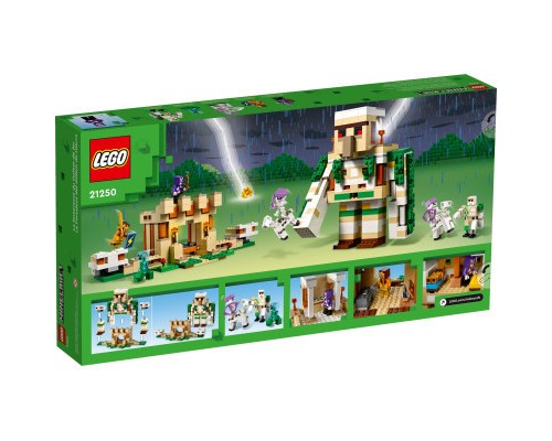 Конструктор LEGO Minecraft Фортеця «Залізний голем» 868 деталей (21250)