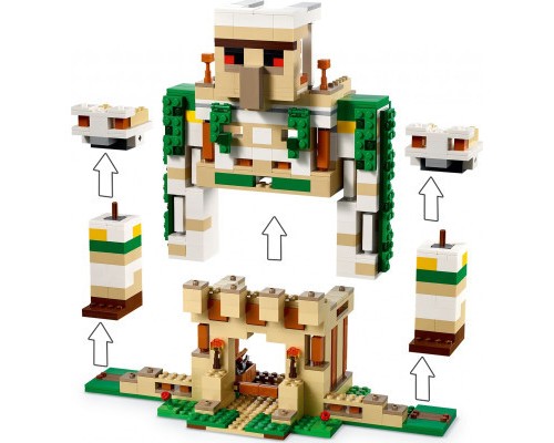 Конструктор LEGO Minecraft Фортеця «Залізний голем» 868 деталей (21250)