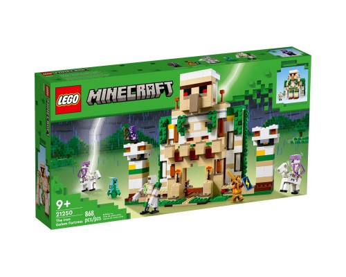 Конструктор LEGO Minecraft Фортеця «Залізний голем» 868 деталей (21250)