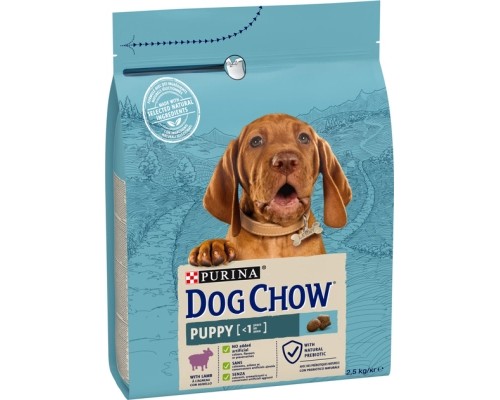 Сухий корм для собак Purina Dog Chow Puppy Lamb зі смаком ягняти 2.5 кг (7613034488657)