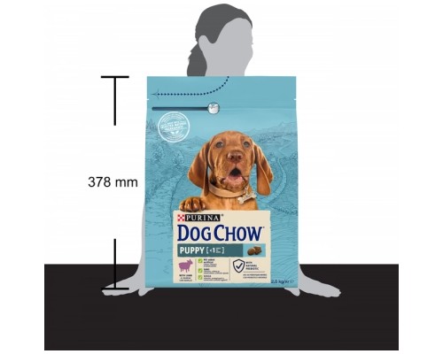 Сухий корм для собак Purina Dog Chow Puppy Lamb зі смаком ягняти 2.5 кг (7613034488657)