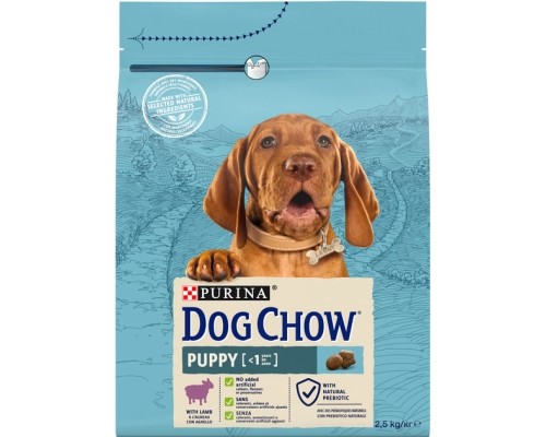 Сухий корм для собак Purina Dog Chow Puppy Lamb зі смаком ягняти 2.5 кг (7613034488657)