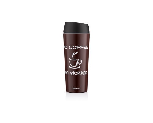 Термокружка Ardesto Coffee Time 450 мл Брунатна (AR2645CB)