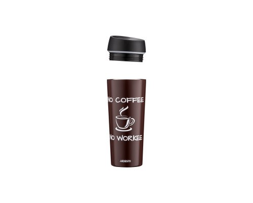 Термокружка Ardesto Coffee Time 450 мл Брунатна (AR2645CB)