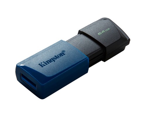 USB флеш накопичувач Kingston 2x64GB DataTraveler Exodia M Black/Blue USB 3.2 (DTXM/64GB-2P) 