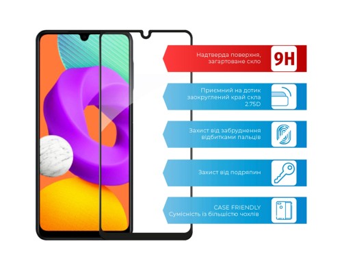Скло захисне ACCLAB Full Glue Samsung M22 (1283126517518)