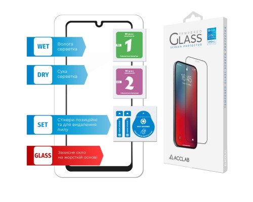 Скло захисне ACCLAB Full Glue Samsung M22 (1283126517518)