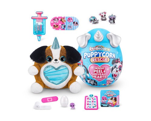 М'яка іграшка Rainbocorns сюрприз B серія Puppycorn Rescue (9261B) М'яка іграшка Rainbocorns сюрприз B серія Puppycorn Rescue (9261B)