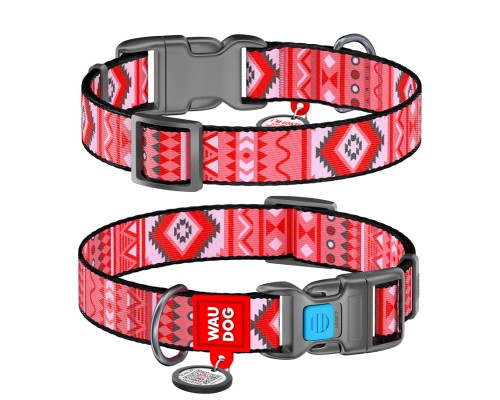 Нашийник для тварин WAUDOG Nylon з QR паспортом 