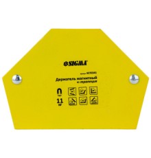 Магніт для зварювання Sigma трапеція 11кг 78x32x47x28.5мм (30,45,60,90,75,135 °) (4270341)