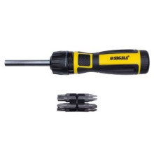 Викрутка Sigma з реверсом високошвидкісна з бітами 12шт CrV Mega (4009821)