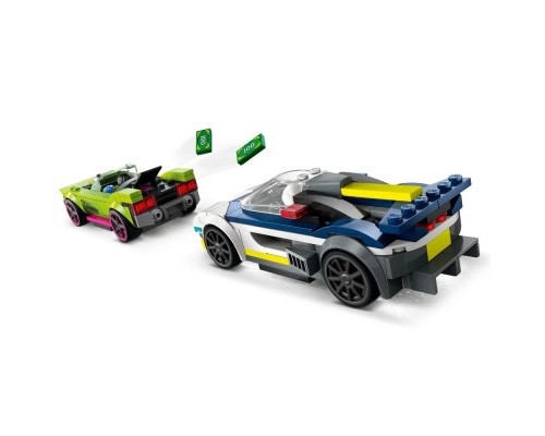 Конструктор LEGO City Переслідування маслкара на поліцейському автомобілі 213 деталей (60415)