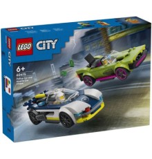 Конструктор LEGO City Переслідування маслкара на поліцейському автомобілі 213 деталей (60415)