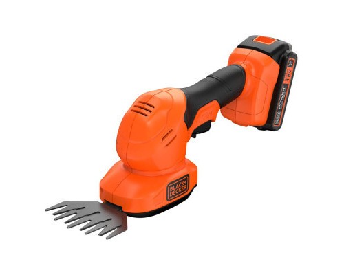 Кущоріз Black&Decker 18 В, 2Ah, насадки- 20 см/8 мм, 10 см/18 мм, (BCSS18D1) Кущоріз Black&Decker 18 В, 2Ah, насадки- 20 см/8 мм, 10 см/18 мм, (BCSS18D1)