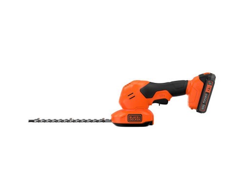 Кущоріз Black&Decker 18 В, 2Ah, насадки- 20 см/8 мм, 10 см/18 мм, (BCSS18D1) Кущоріз Black&Decker 18 В, 2Ah, насадки- 20 см/8 мм, 10 см/18 мм, (BCSS18D1)