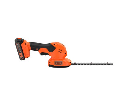 Кущоріз Black&Decker 18 В, 2Ah, насадки- 20 см/8 мм, 10 см/18 мм, (BCSS18D1) Кущоріз Black&Decker 18 В, 2Ah, насадки- 20 см/8 мм, 10 см/18 мм, (BCSS18D1)