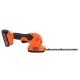Кущоріз Black&Decker 18 В, 2Ah, насадки- 20 см/8 мм, 10 см/18 мм, (BCSS18D1)