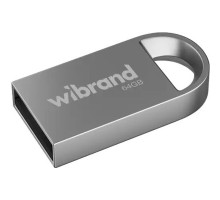 USB флеш накопичувач Wibrand 64GB lynx Silver USB 2.0 (WI2.0/LY64M2S) 