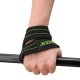Кистьові лямки RDX Gym Lifting 8 Figure Straps Army Green L (WAC-W8AGN-L)
