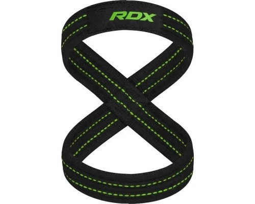 Кистьові лямки RDX Gym Lifting 8 Figure Straps Army Green L (WAC-W8AGN-L)