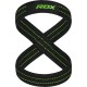 Кистьові лямки RDX Gym Lifting 8 Figure Straps Army Green L (WAC-W8AGN-L)