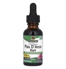 Трави Nature's Answer Кора Д'арко, без спирту, 2000 мг, Pau D'Arco Bark, Alcohol-Free, 30 мл (NTA-00652)