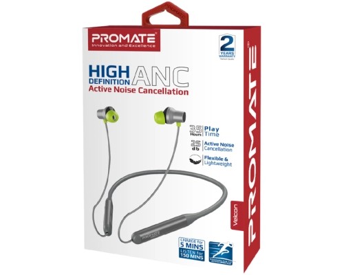 Навушники Promate ANC Velcon Grey (velcon.grey)