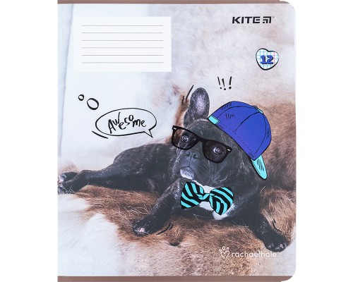 Зошит Kite Rachael Hale 12 аркушів, клітинка (R24-232)
