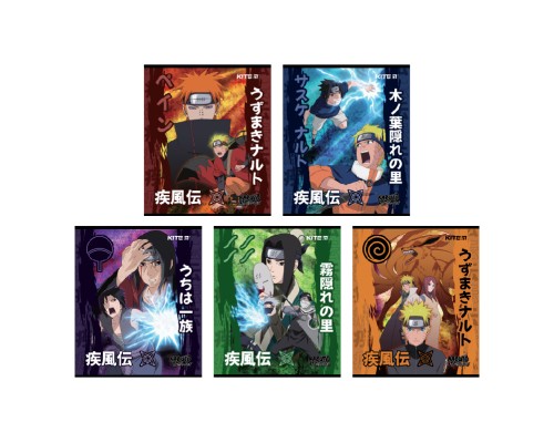 Зошит Kite Naruto 24 аркушів, лінія (NR24-239)