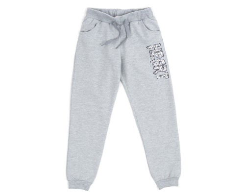 Спортивний костюм дитячий Breeze з пайетками (14631-134G-gray)