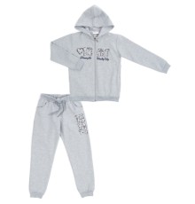 Спортивний костюм дитячий Breeze з пайетками (14631-134G-gray)